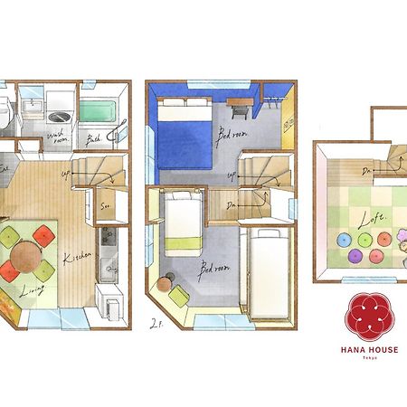 Hana House Tokyo - Private House, Full Kitchen, Kids Room Exterior foto